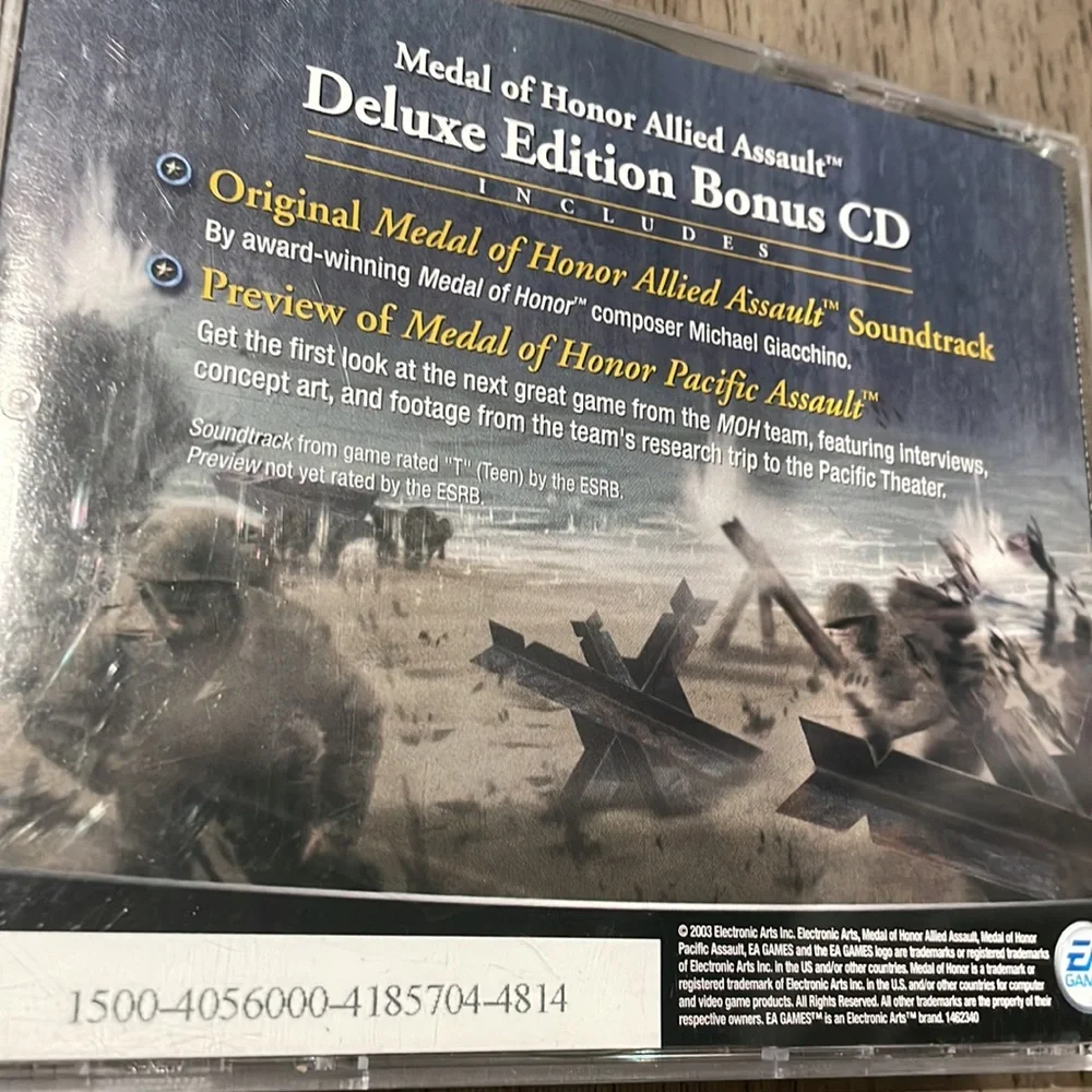 Medal of Honor Allied Assault PC Game with Spearhead Expansion Pack